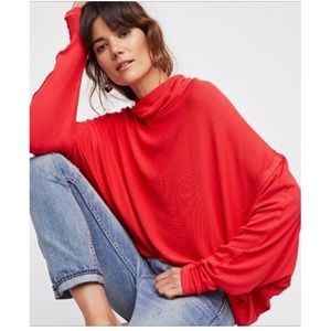 Free People - We The Free Dolman Sleeve Turtleneck